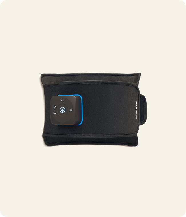 Therabody RecoveryTherm Hot Vibration Back & Core – pas grzewczy z wibracjami